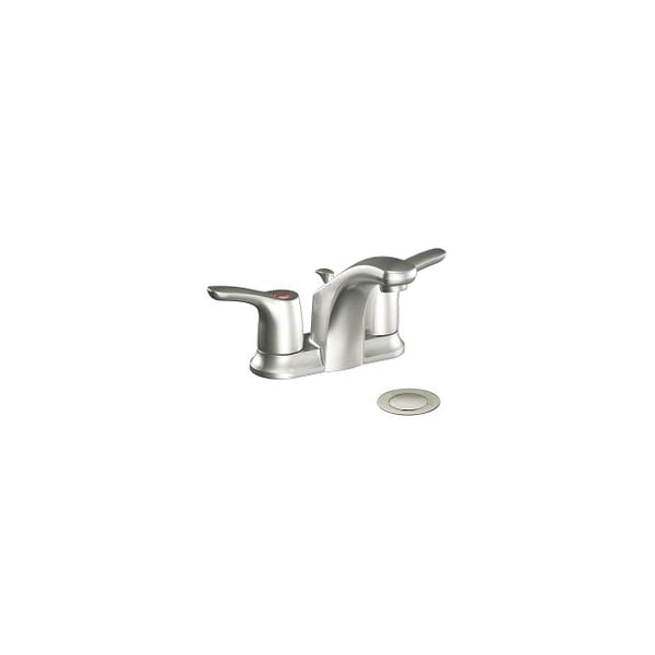 Brushed Nickel Two-Handle Bathroom Faucet